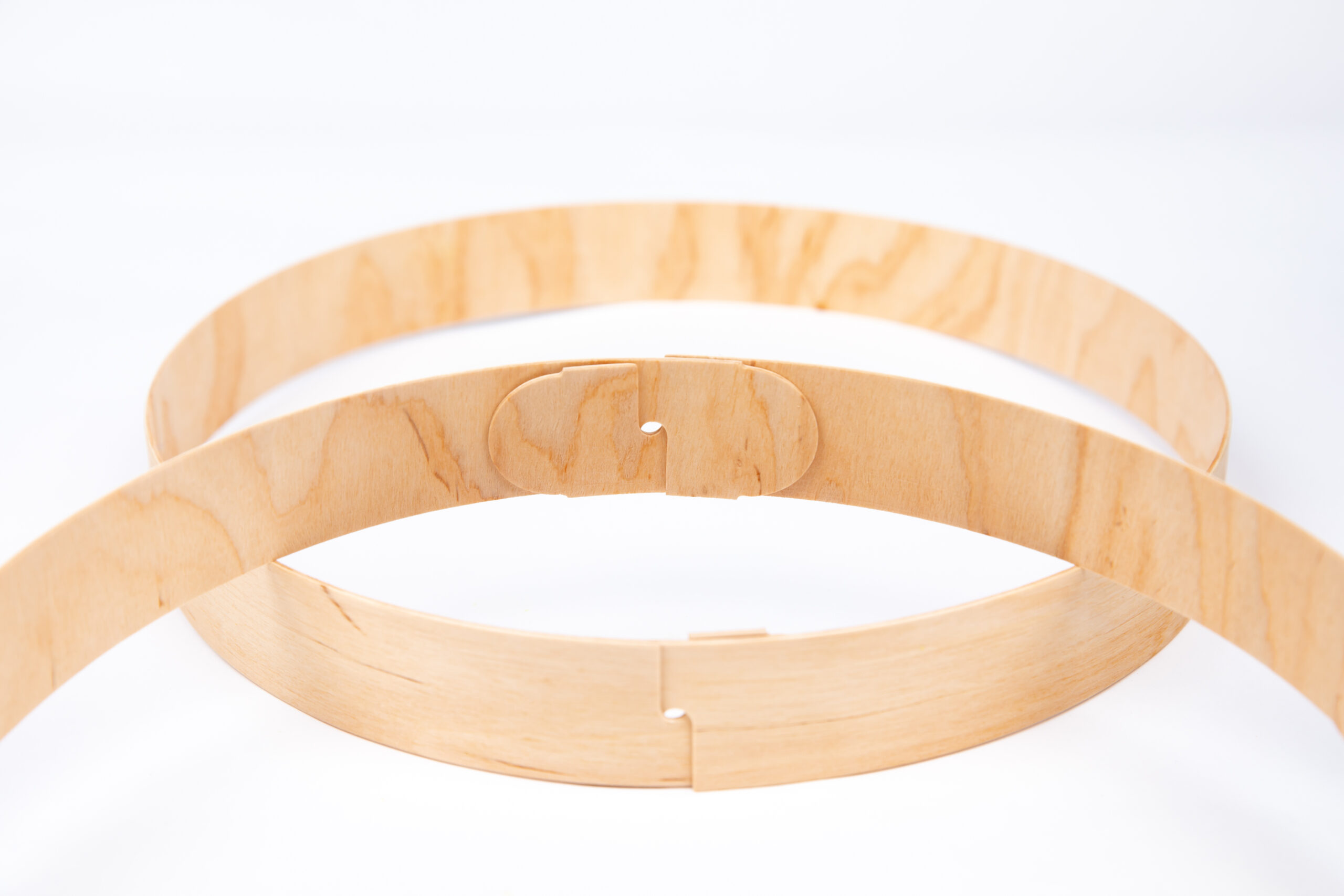 Flat wooden rings - Image 3